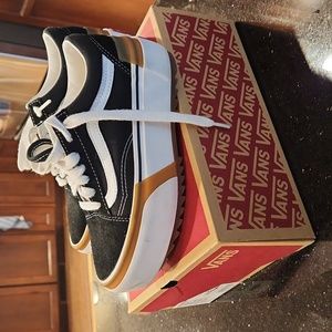 Vans Old School Stac, Size 5, Black
